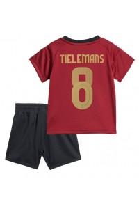 Fotbalové Dres Belgie Youri Tielemans #8 Dětské Domácí Oblečení ME 2024 Krátký Rukáv (+ trenýrky)